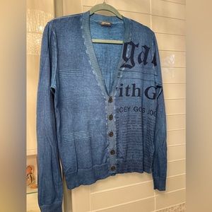 John Galliano light knit sweater / cardigan Size S